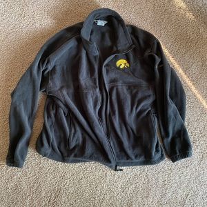 Mens Columbia 2XL Iowa Hawkeye fleece jacket